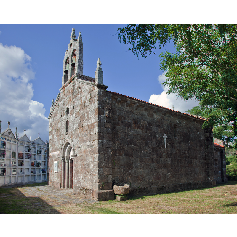 notice the disused font outside, near the southwest end of the church