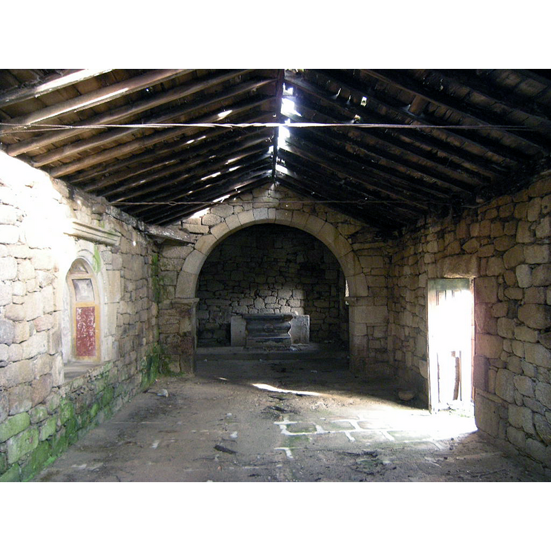 the old church, now abandoned