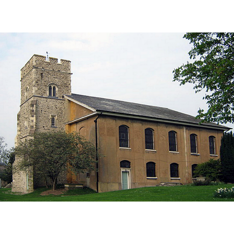 Although documented in the early 12thC as a chapel of ease, the present church has a mid-15thC tower, otherwise it is a mid-19thC re-building
