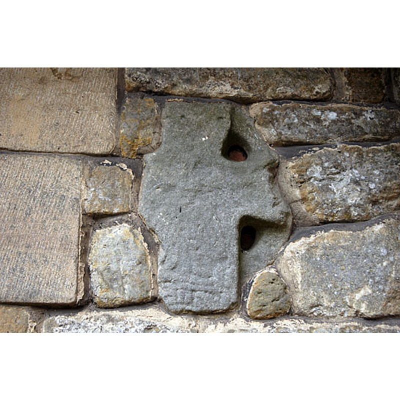 Source caption: "more fragments built into the walls."