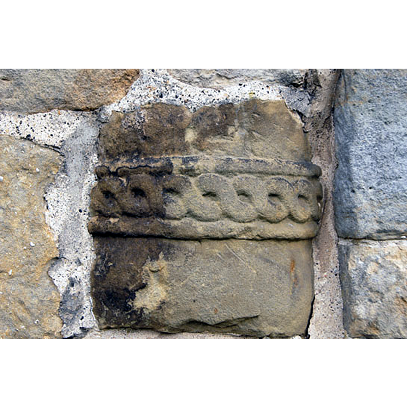 Source caption: "more fragments built into the walls."