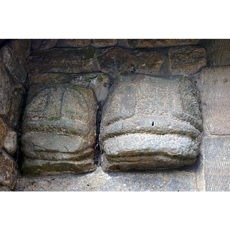 Source caption: "more fragments built into the walls."