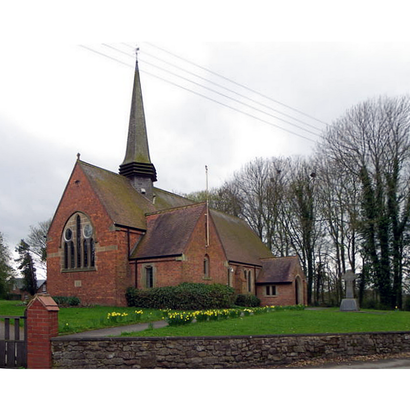 All Saints' is the early-20thC church that replaced St. Mary's, itself a 14thC re-building of an earlier church at East Cowton [cf. FontNotes]