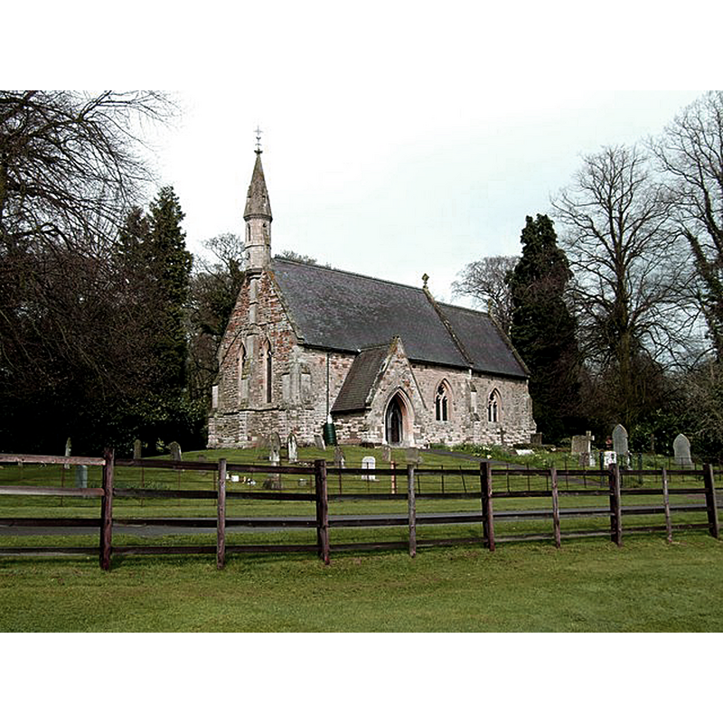Source caption: "Two churches were mentioned in the Domesday Book as being in Dalby, but one of them is thought to have been in Dexthorpe. The old Dalby church was thatched and contained a Norman chancel arch, but it became so dilapidated that it was demolished in 1862. The present church, designed by James Fowler of Louth, was built on the same foundations using the stone from the old church for the outside walls. Building was started in June 1862. It was opened for Divine service by the Lord Bishop of Lincoln on 14th October of that year. The church contains two 17th century monuments to the Llandon family. These and the bell came from the old church. There is no record of Dalby church having been dedicated to any patron saint prior to 1960."