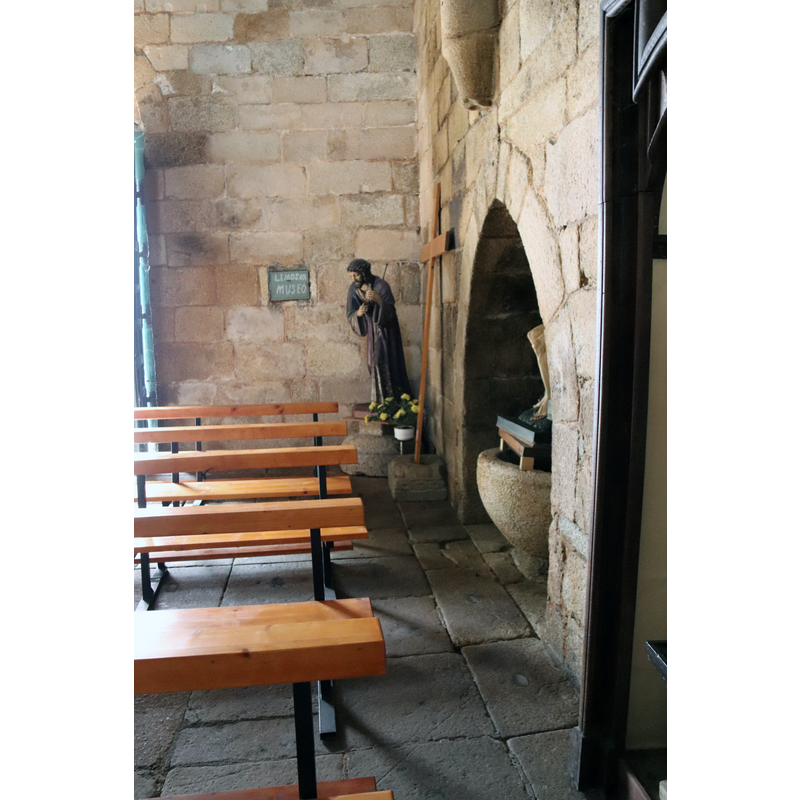 the two fonts now serving as bases for two statues of Christ