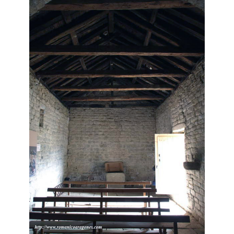 at the west end of the nave; the north entranceway seen here on the right