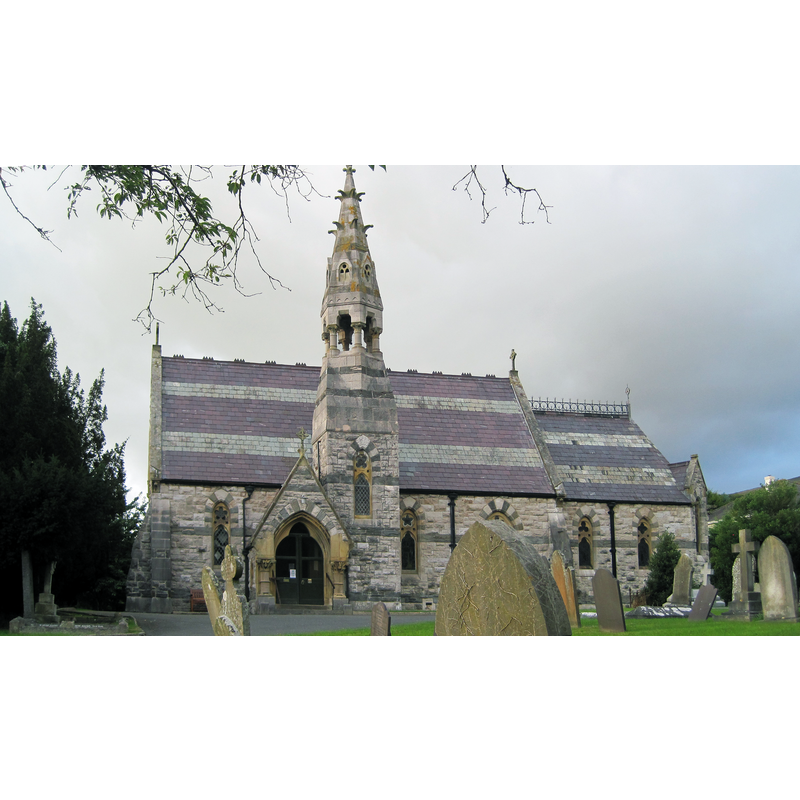 the new, 19thC Eglwys San Pedr, Llanbedr Dyffryn Clwyd