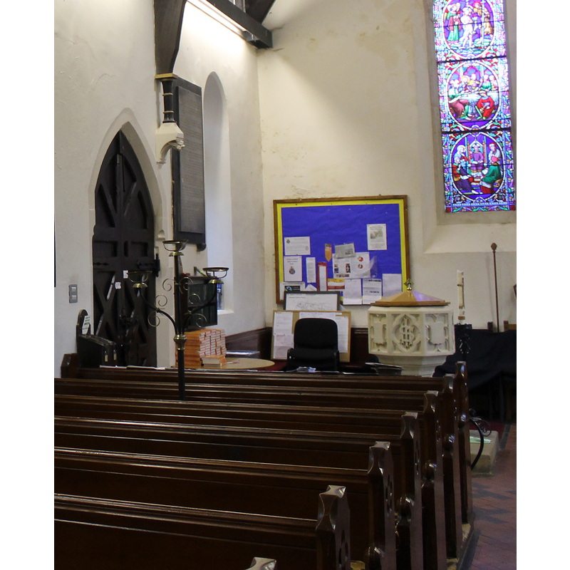 in the new, 19thC Eglwys San Pedr, Llanbedr Dyffryn Clwyd