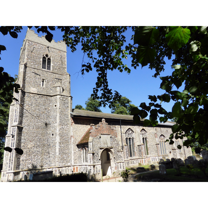 Source caption: "St Peter's Church, Copdock"