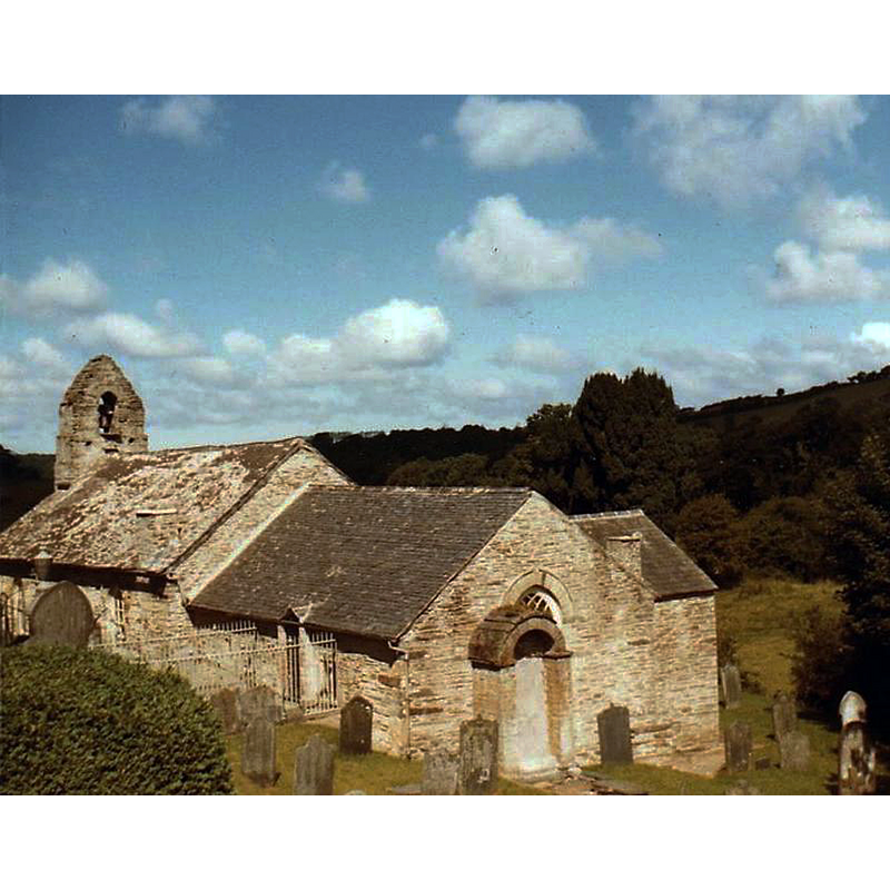 Source caption: "Manordeifi old church. The redundant old church possibly dates from the early 14th century and had some alteration in the 19th century. The care of the church was taken over by the Friends of Friendless Churches in 2000 after its closure."