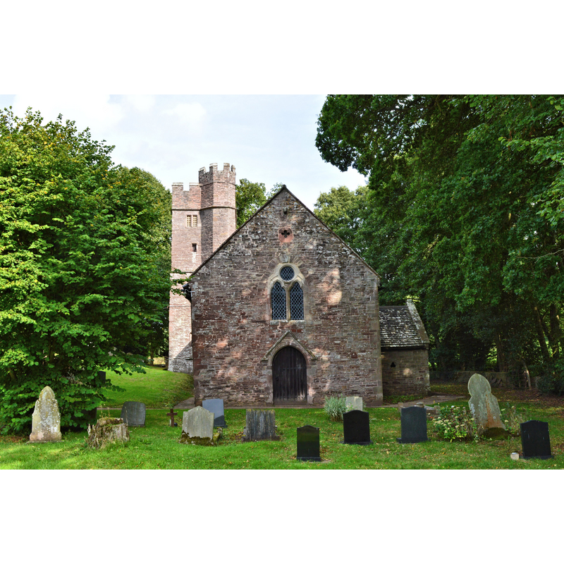 Source caption: "St Jerome, Llangwm Uchaf. No longer in use and cared for by the Friends of Friendless Churches, this remote Monmouthshire church has one fabulous treasure in the form of the rood screen, which could claim to be the finest in Wales."