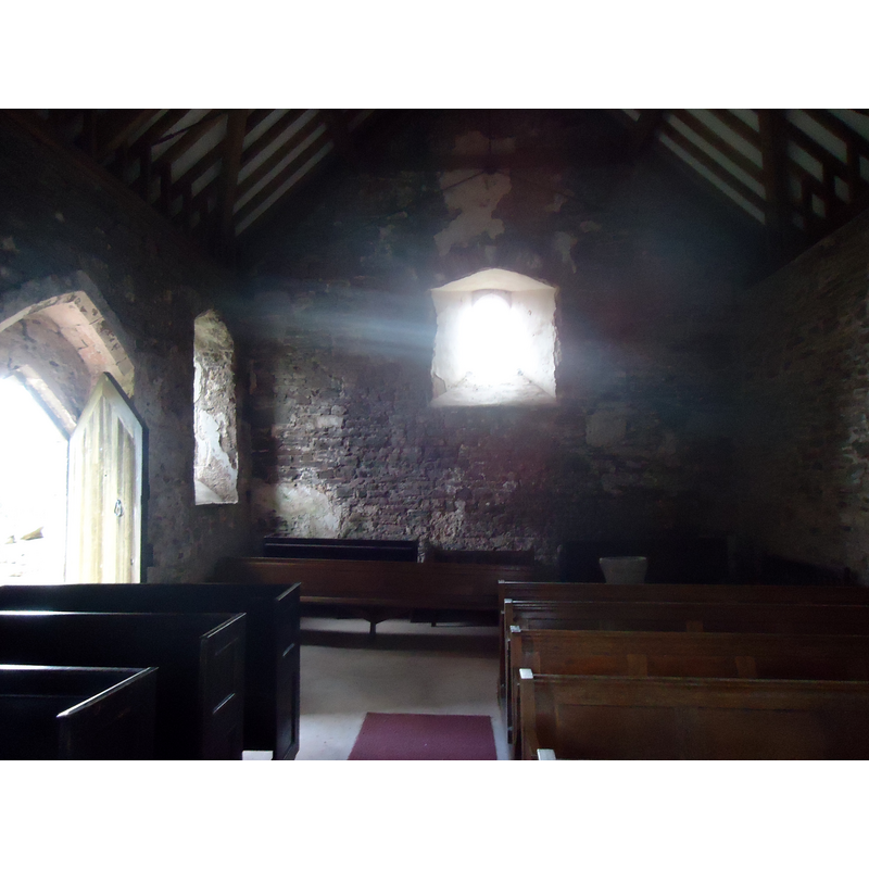 the 'object' partially visible at the far end, right [north] side
