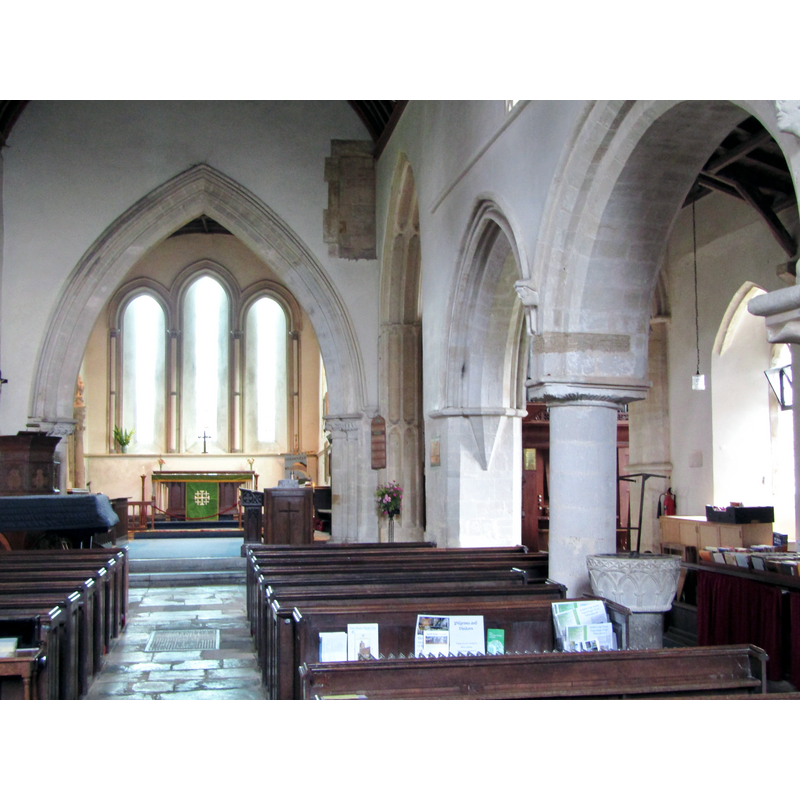 the font is visible by the south arcade