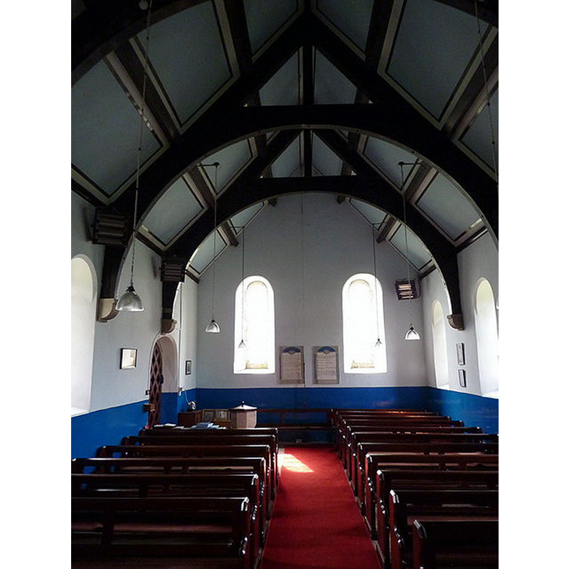 the font is partially visible at the far end, left [south] side