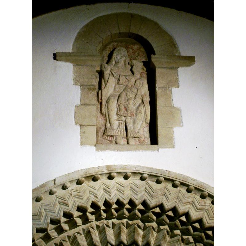 the Madonna and Child said locally to be 11thC