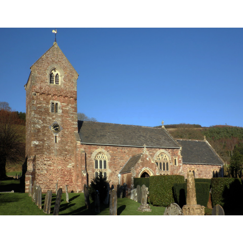 Source caption: "All Saints Church, Wootton Courtenay"