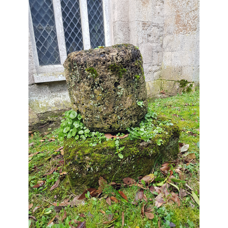the original church here was pre-1986; is this any part of it? a font even? [cf. FontNotes]