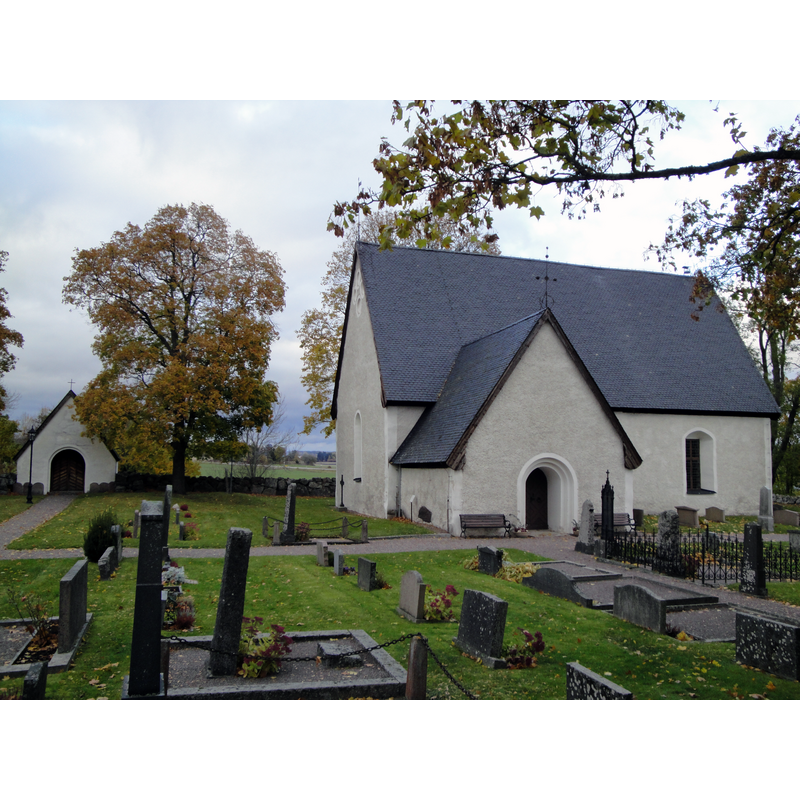 Source caption: "Lunda kyrka, Uppsala stift, Sigtuna kommun."