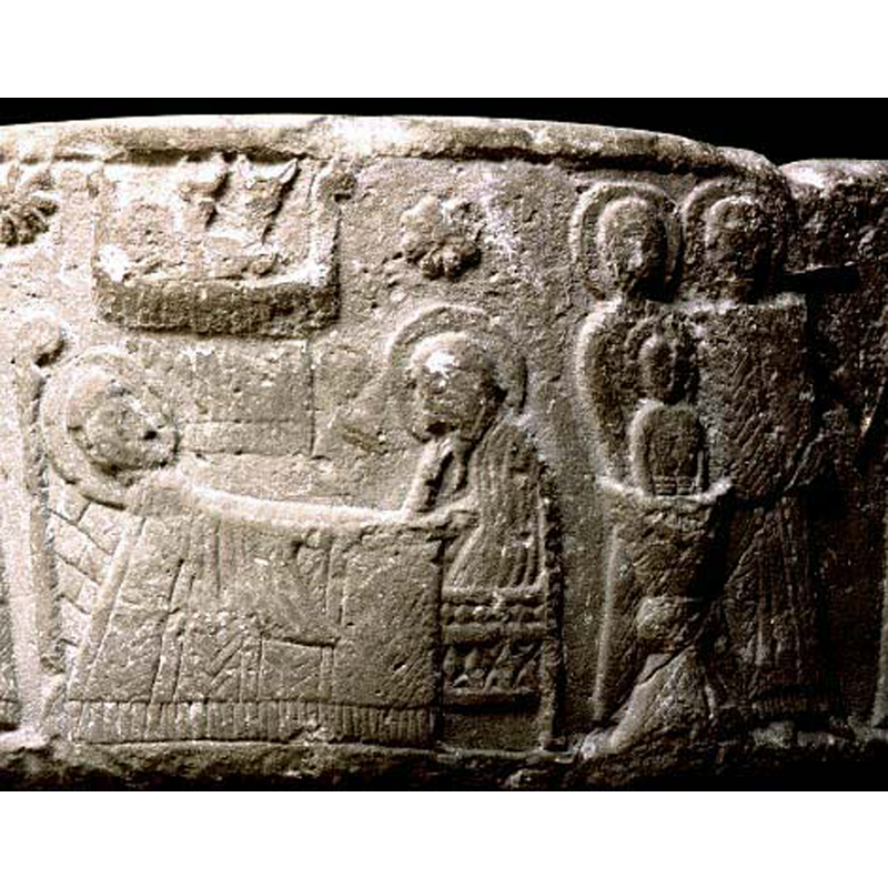 Source caption: "Jesu födelse och bad"