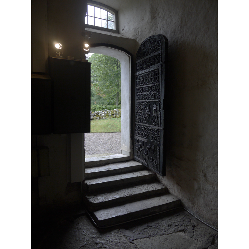 the entranceway into the tower