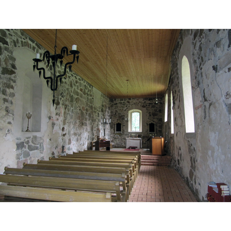 Source caption: "Kyrkorum i Hägerstads gamla kyrka"