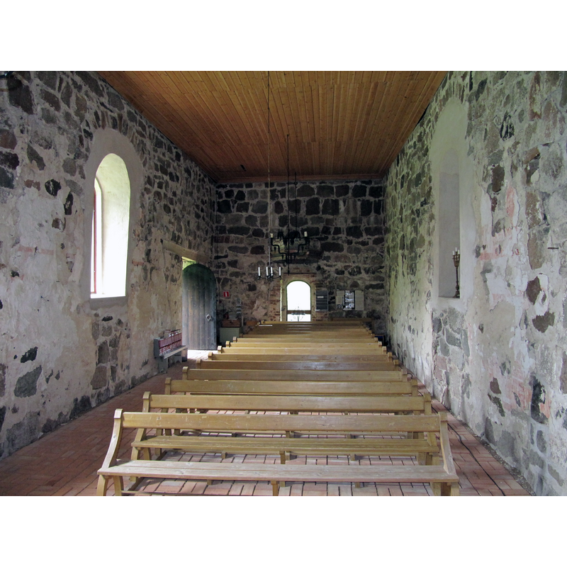 Source caption: "Kyrkorum i Hägerstads gamla kyrka"