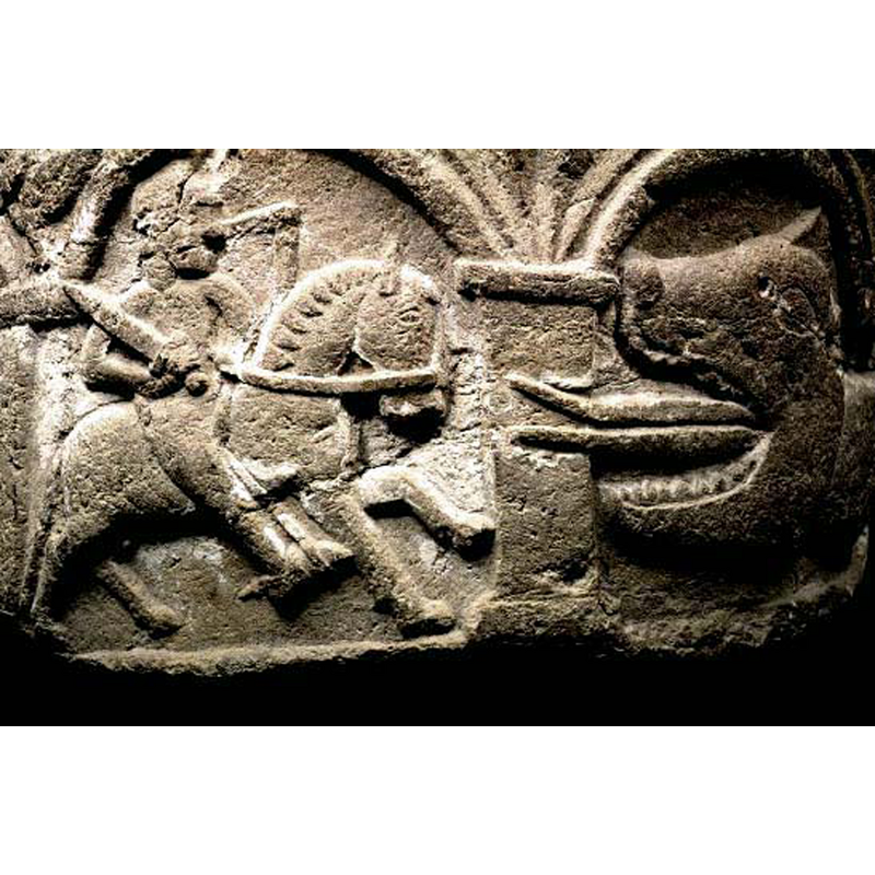 the forked tongue of the dragon crosses the barrier of the supporting column