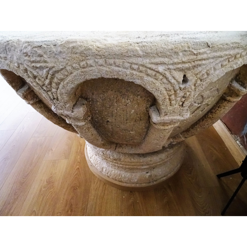 several, in the spandrels of the arcade