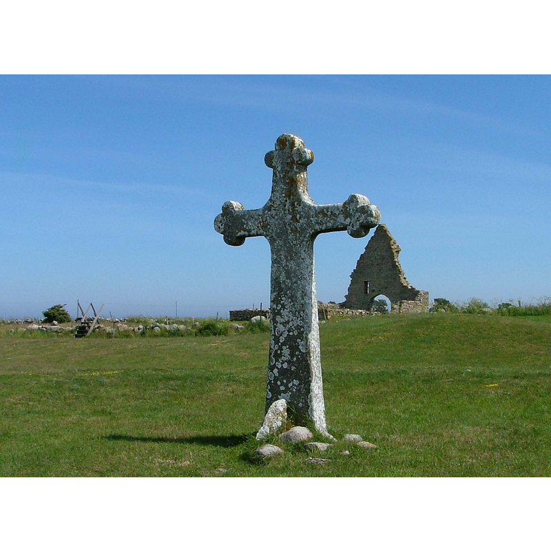 the ruins of Sankta Birgittas kapell. near the Bredsättra parish church