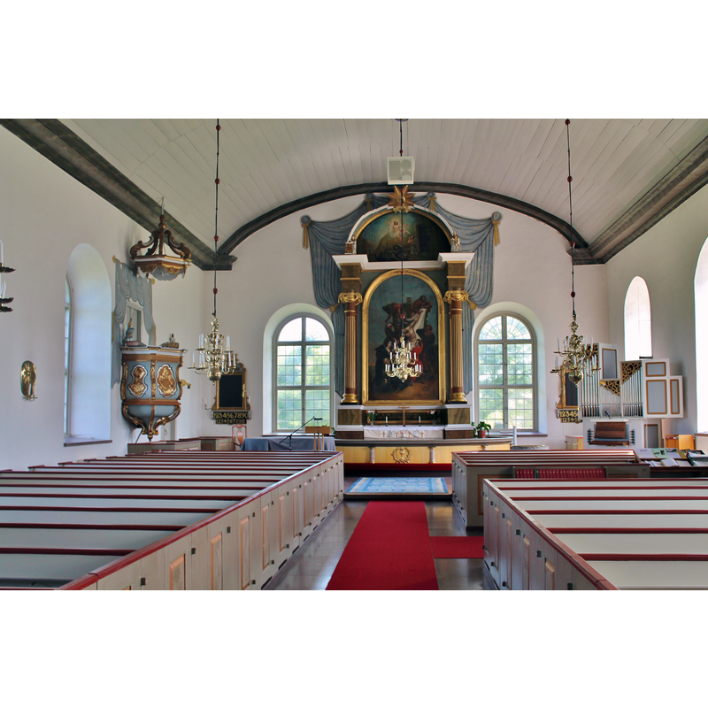 the top of the font is discernible at the far [east] end, right [south] side
