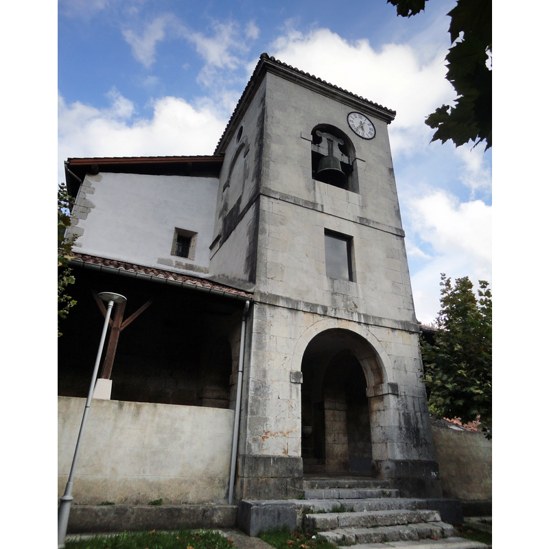Source caption; "Sortzez Garbiaren eliza - Mendaro / Iglesia de La Inmaculada Concepción- Mendaro"