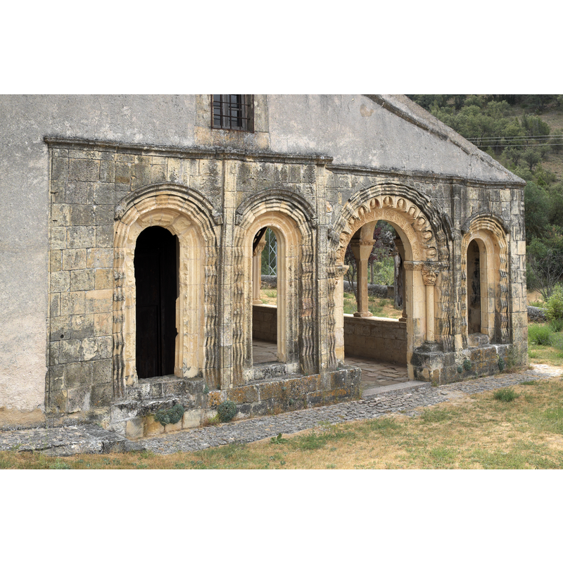 the west façade and extended porch