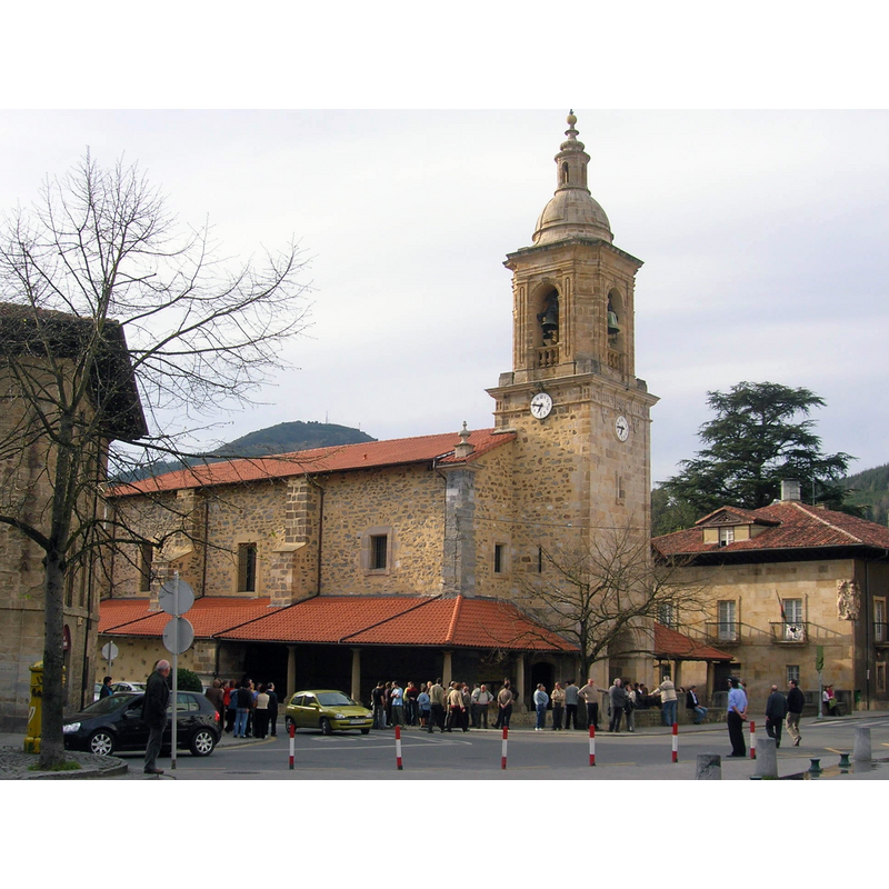 some of the materials of the old church were re-used in the building of the new parish church in the 16th century.