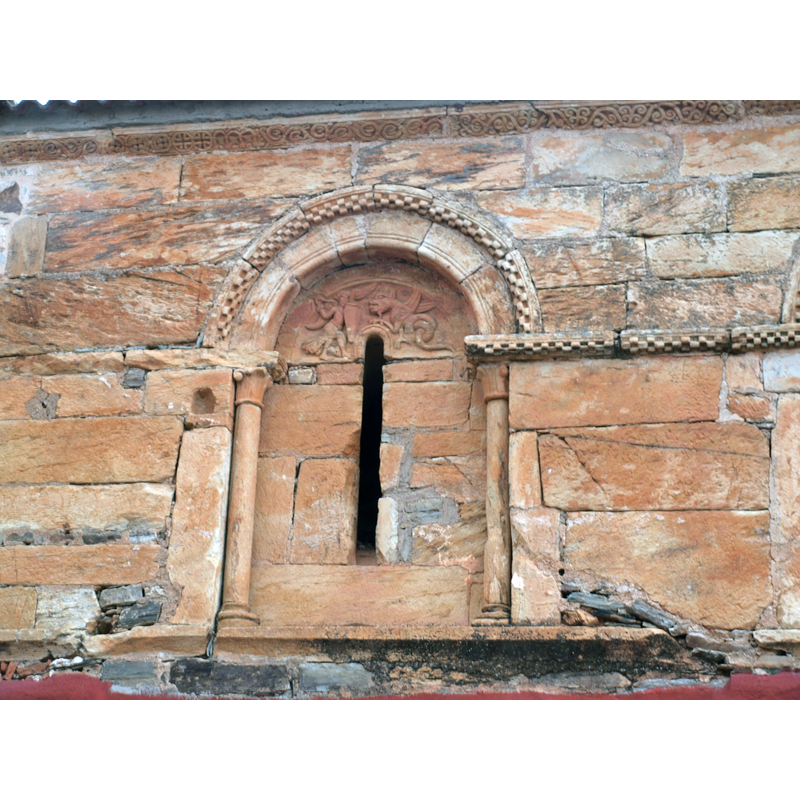 one of two above the south portal