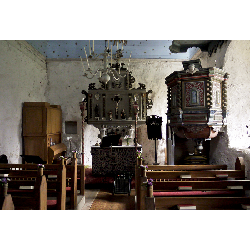 the old church is used now mostly for baptisms and weddings