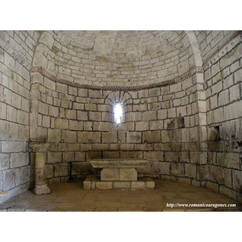 in the chancel, north side