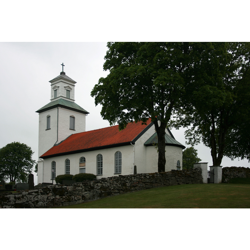 Karl Gustavs kyrka in which the font originally from Skedeskamma church now resides on permanent loan from the Göteborgs stadsmuseum