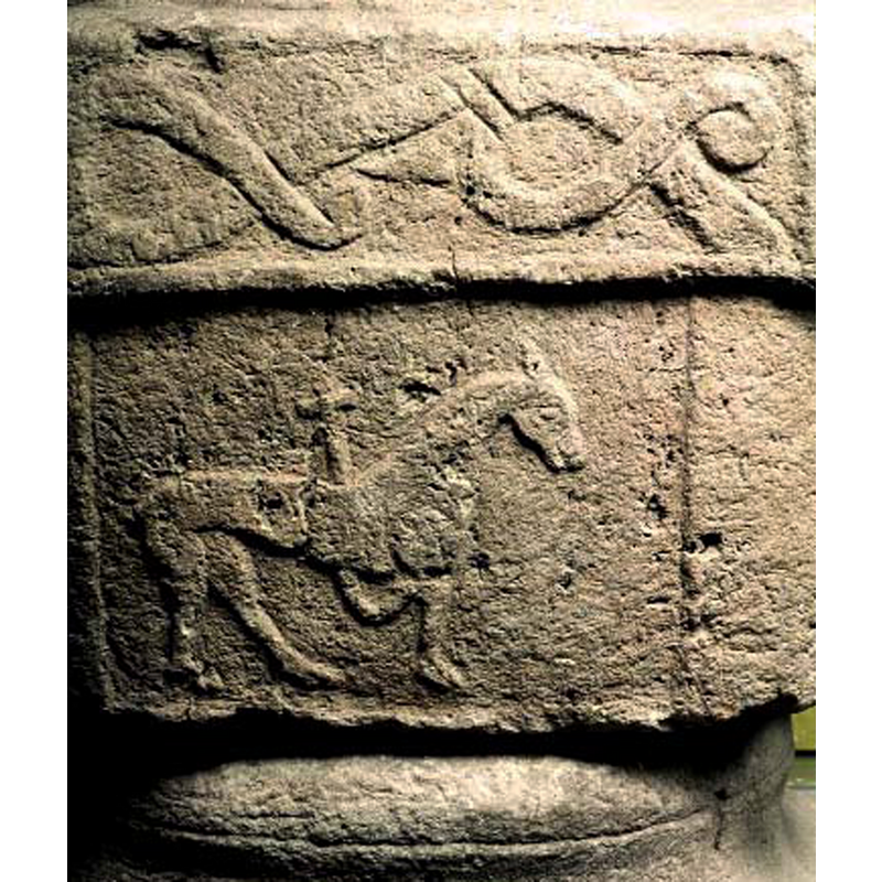 passant to the right [NB: as with many of these animal representations the identification of it as a lamb could be a stretch]