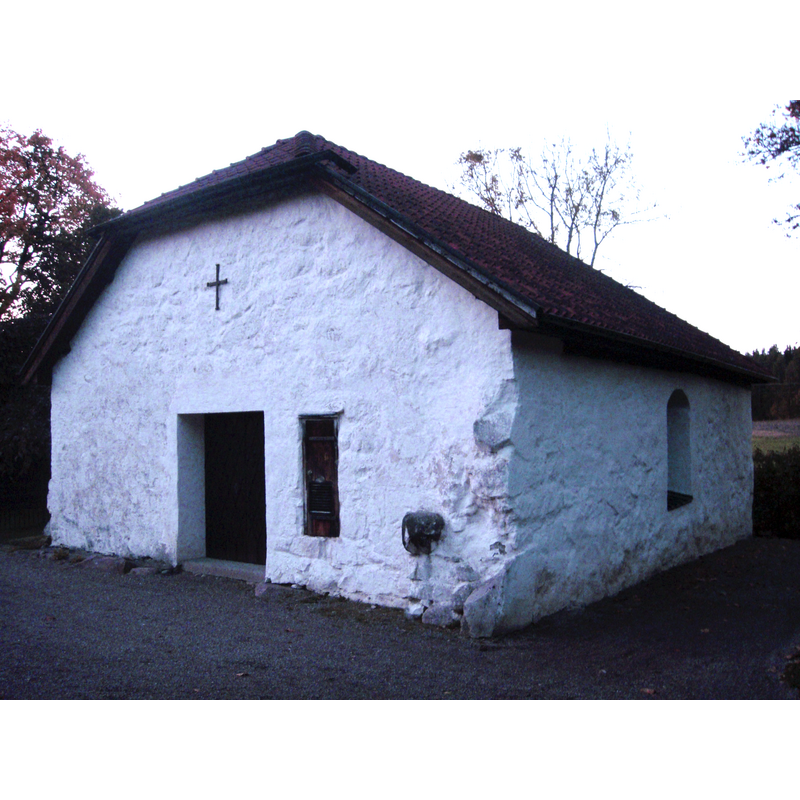 view of Vånga gamla kyrka, serving now as funeral chapel