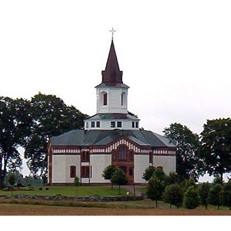 the new church of 1883 replaced the two demolished medieval churches of Håle and Täng