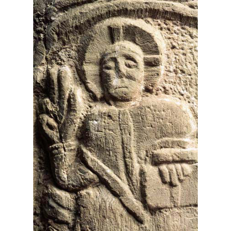 Source caption: "traditio legis - Kristus"