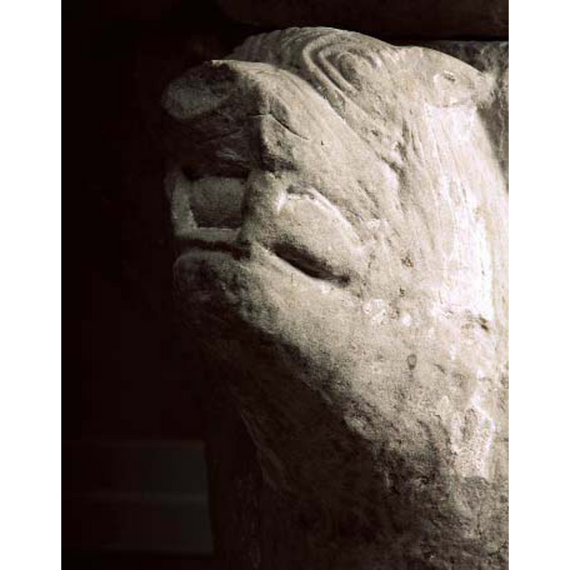 one of the four heads at 90-degree angles on the base