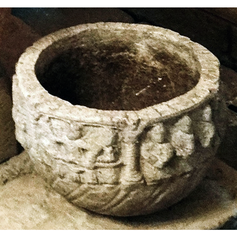 holy-water stoup? planter?