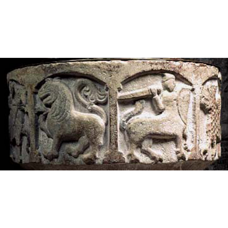 with scenes, figures, animals or motifs in them