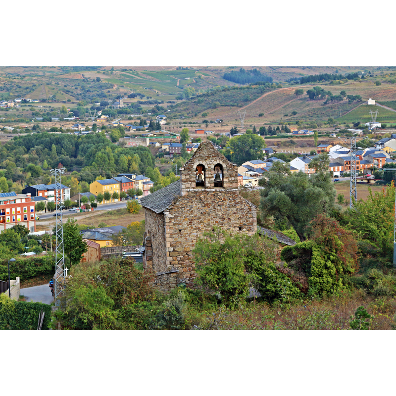 Source caption: "Localidad de Otero, Ayuntamiento de Ponferrada, comarca de El Bierzo, provincia de León."