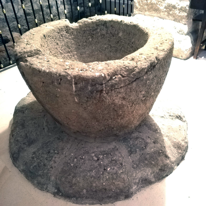 notice the general damage, especially the damage and notches to the upper rim