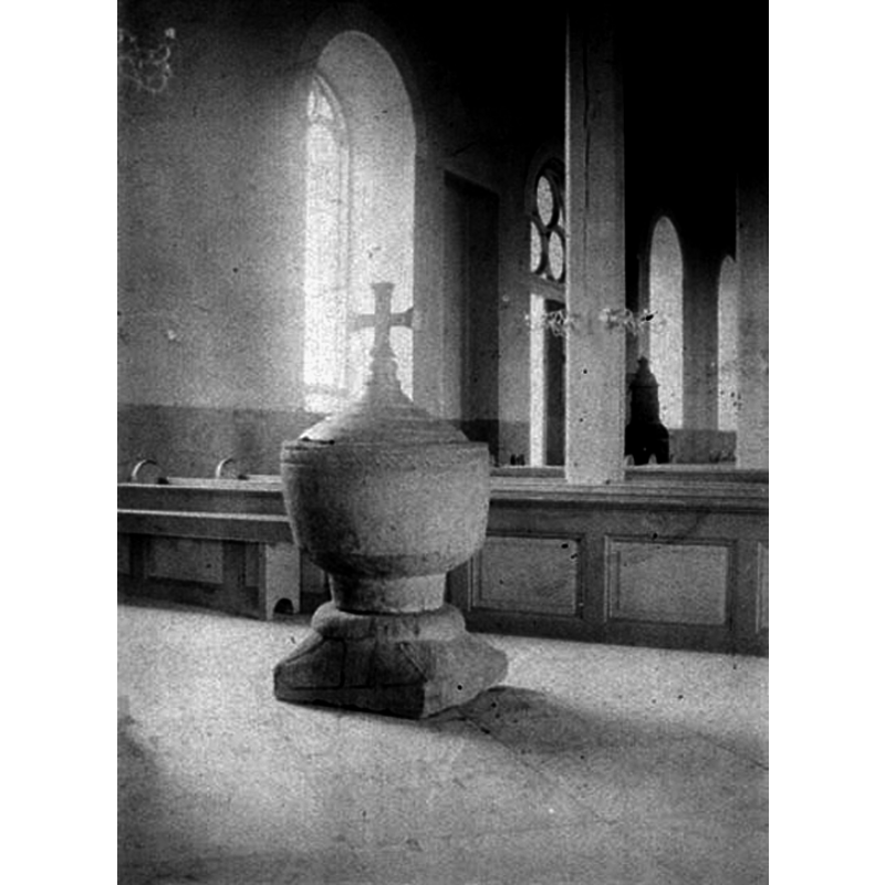 Source caption: "Hassle sn. Kyrkan, dopfunt"