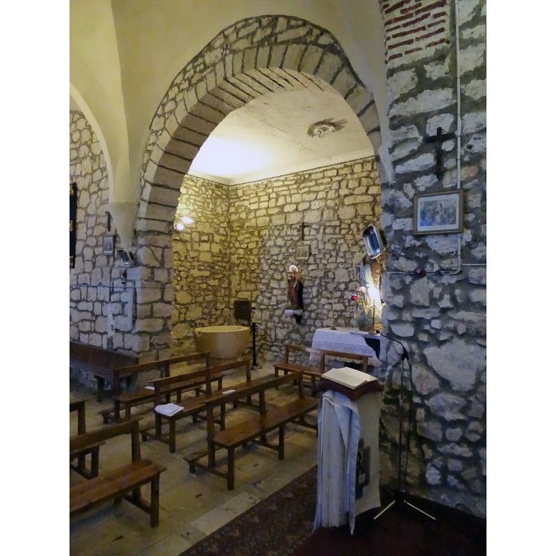 in the north transept chapel