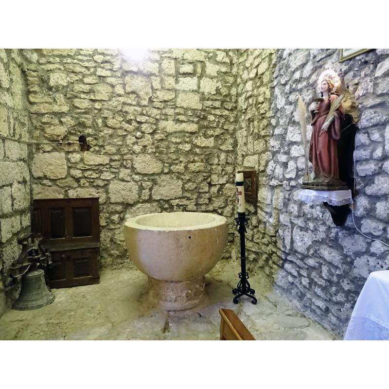 in the north transept chapel