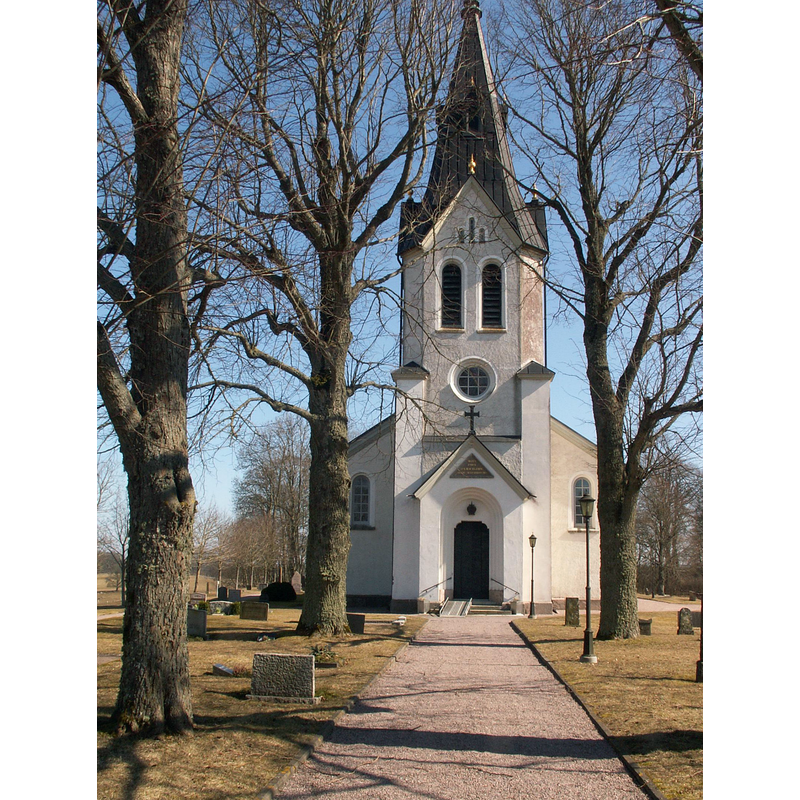 the new church of 1873 replaced a medieval one demolished in 1871